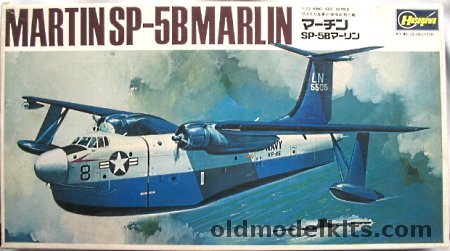 Hasegawa 1/72 Martin SP-5B Marlin - US Navy VP-40 / VP-45 and French Navy, JS063-1200 plastic model kit